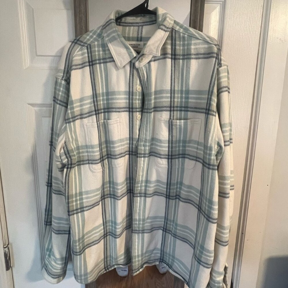 Men shirt button long sleeve